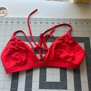 Red Billabong Bikini Top